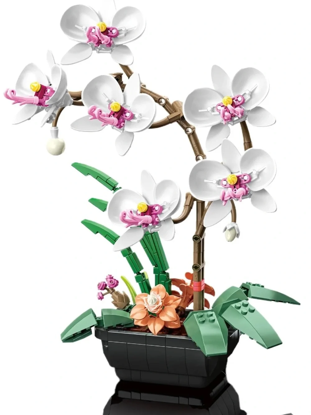 NWT HI-REEKE Flower Building Block Set Orchid Botanical Bonsai Kit LEGO-style